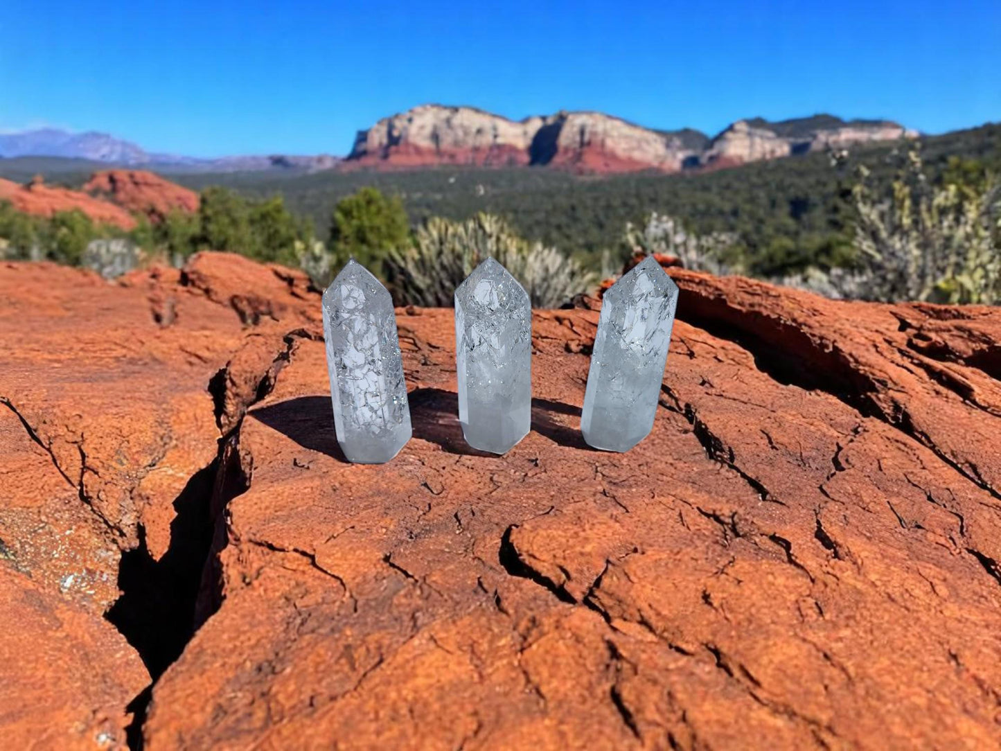 Quartz Crystal imbued with Sedona Vortex Energy
