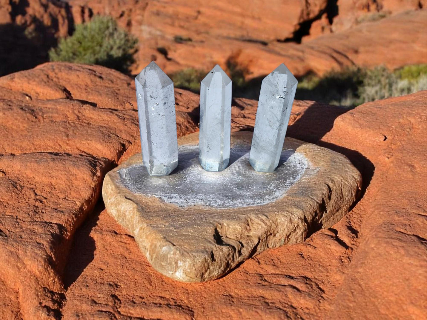 Quartz Crystal imbued with Sedona Vortex Energy