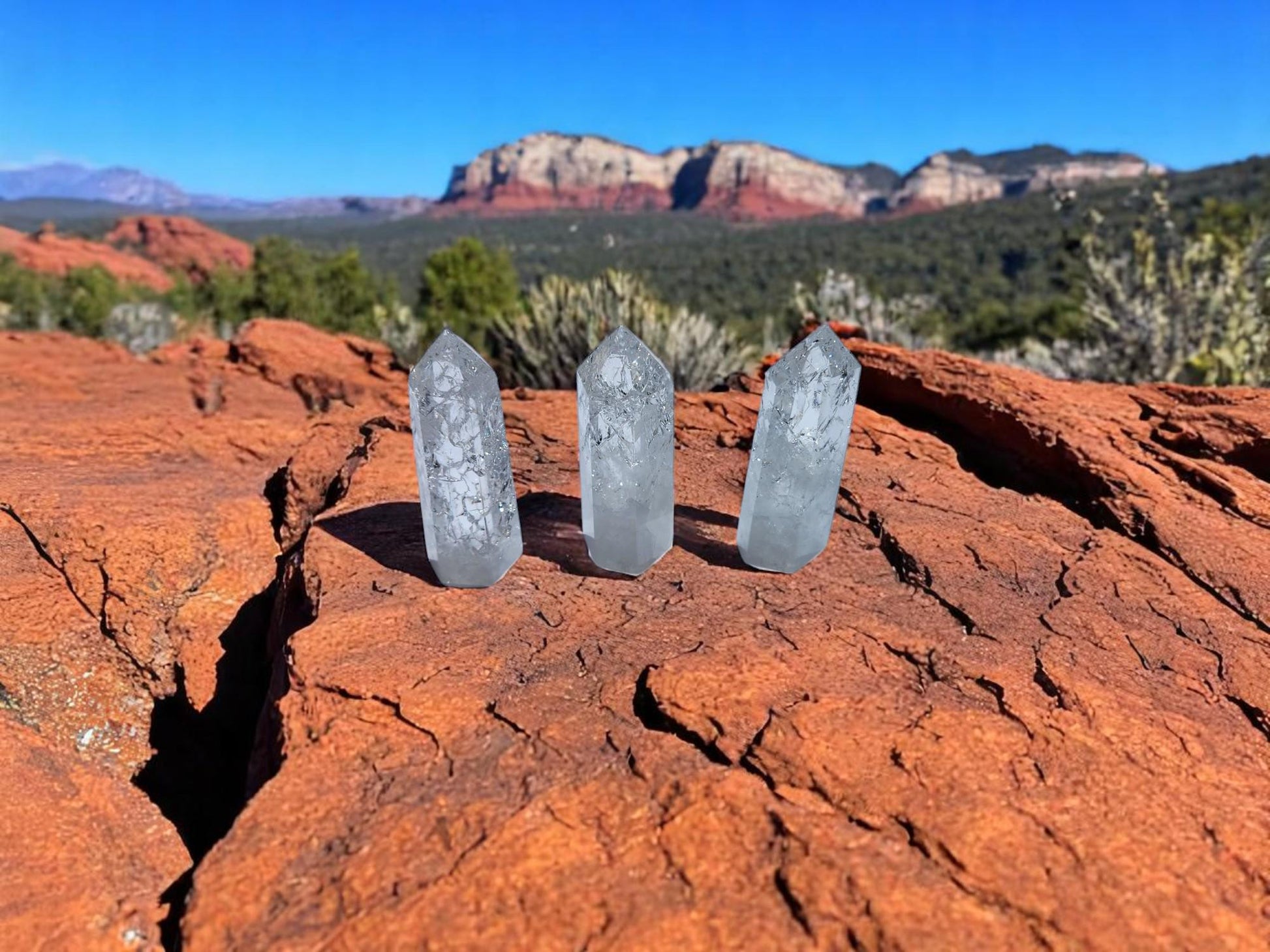 Quartz Crystal imbued with Sedona Vortex Energy